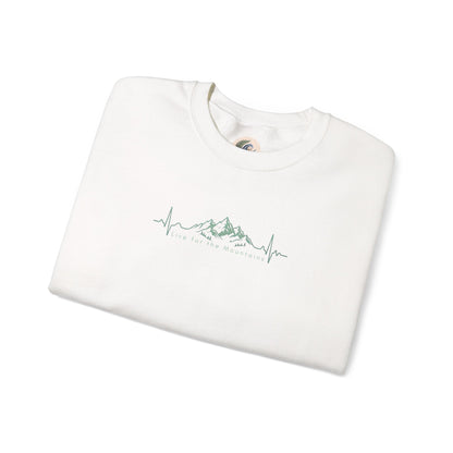 Mountain Heartbeat Crewneck Sweatshirt