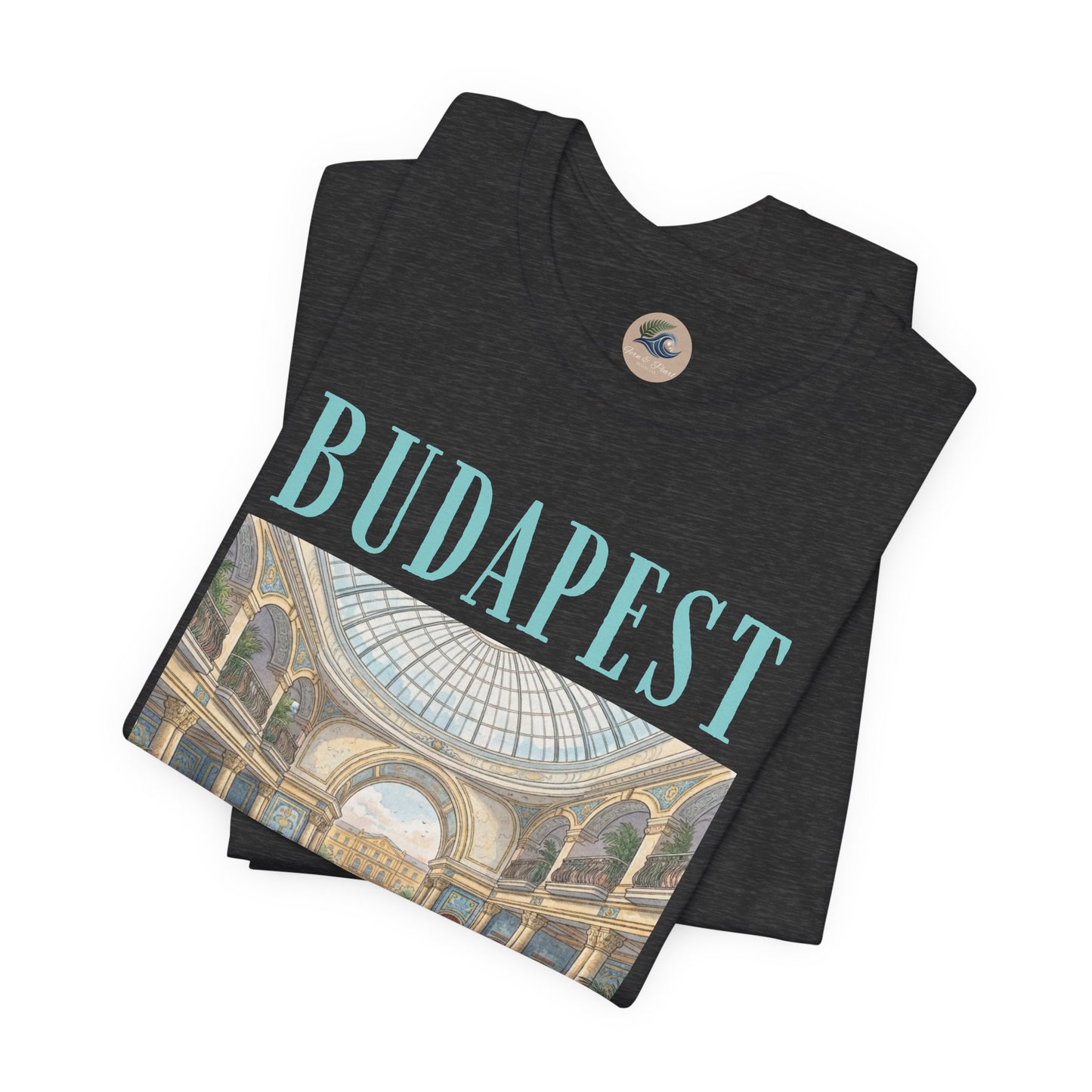 Budapest Thermal Baths Graphic Tee — Vintage Spa Travel T-Shirt