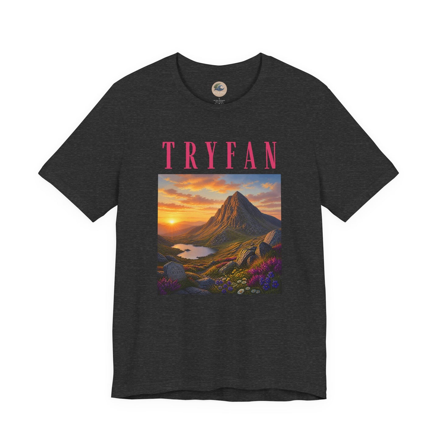 Tryfan Mountain Tee — Scenic Sunset Landscape T‑Shirt