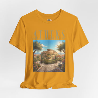 Athens Scenic Tee — Vintage Acropolis Travel T‑Shirt