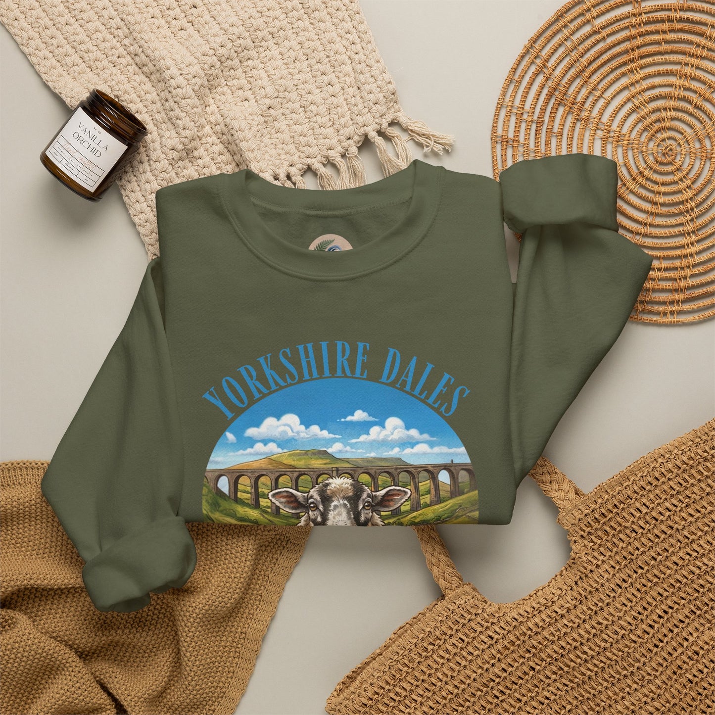 Yorkshire Dales Sheep Crewneck Sweatshirt