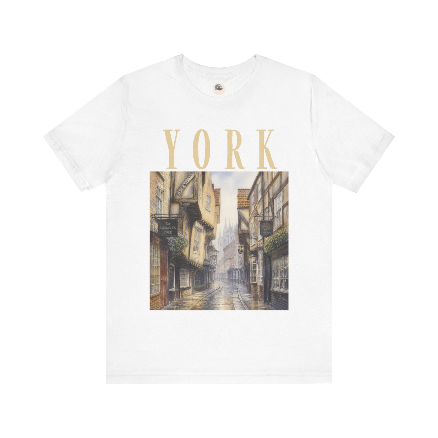 York Vintage Street Tee — Scenic Cityscape Graphic T-Shirt