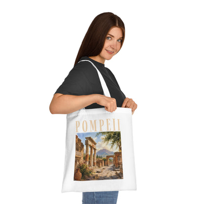 Pompeii Vintage Ruins Cotton Tote