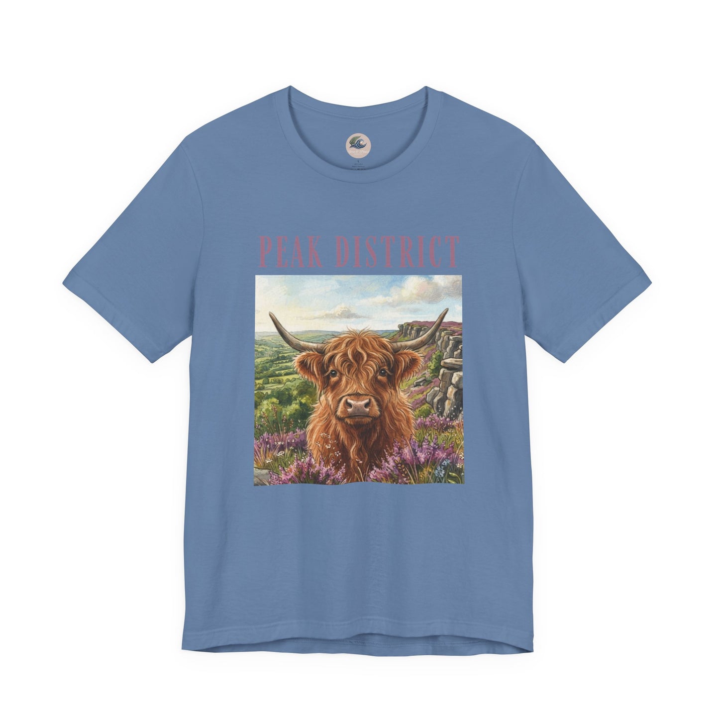 Peak District Highland Cow T‑Shirt