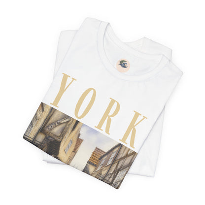 York Vintage Street Tee — Scenic Cityscape Graphic T-Shirt