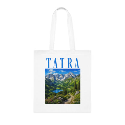 Tatra Mountain Tote Bag — Scenic Alps Landscape Cotton Tote