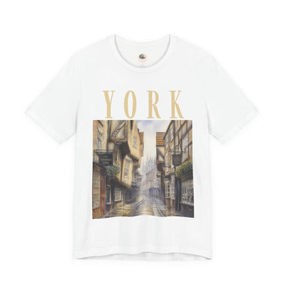 York Vintage Street Tee — Scenic Cityscape Graphic T-Shirt