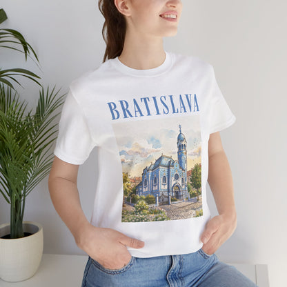 Bratislava Watercolor Church T-Shirt
