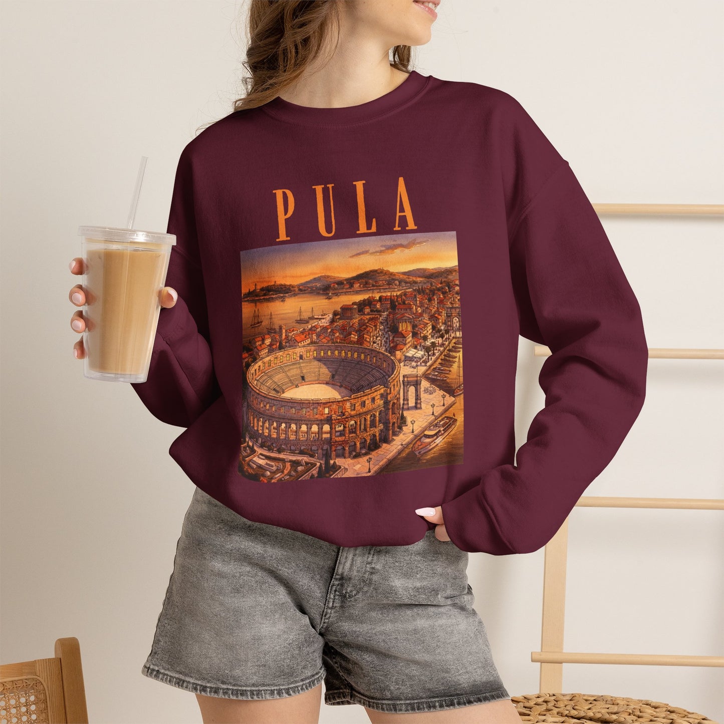 Pula Vintage Arena Crewneck Sweatshirt