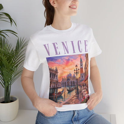 Venice Sunset Graphic Tee — Venice Italy Scenic T-Shirt