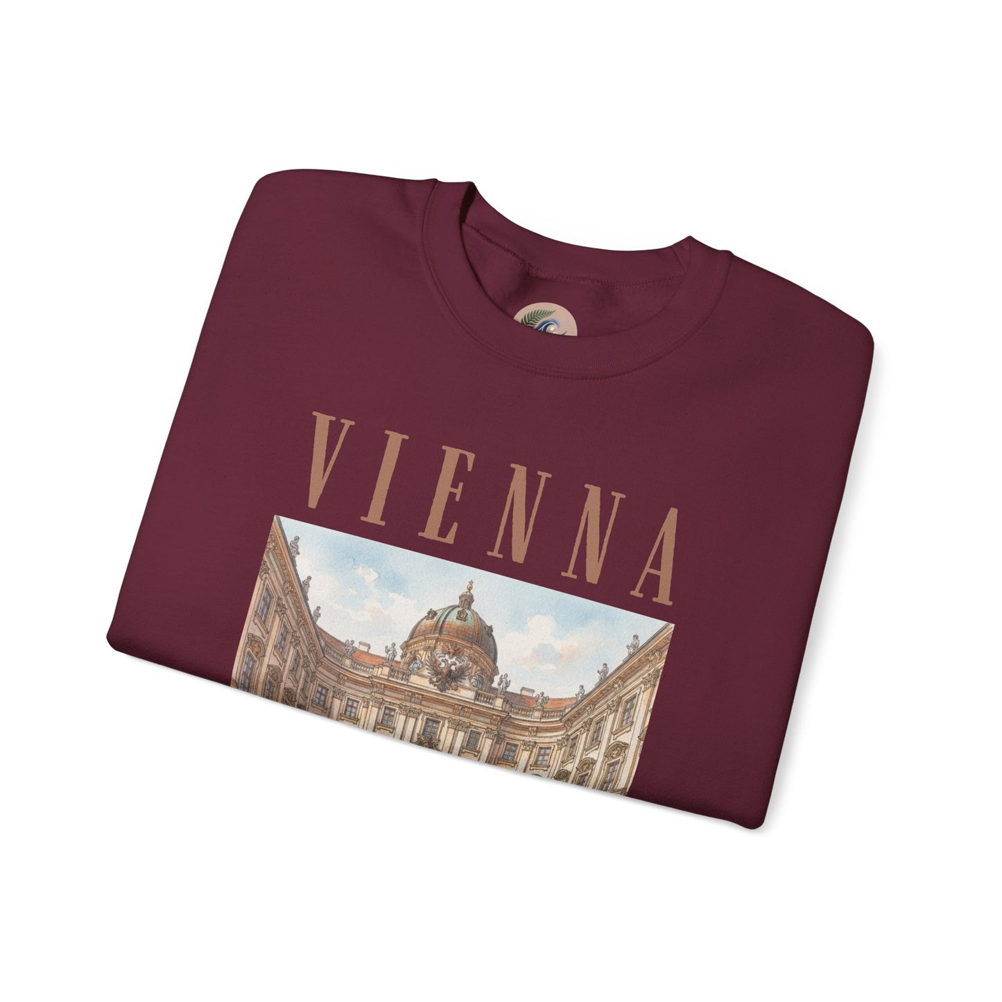 Vienna Palace Crewneck Sweatshirt — Vintage Vienna Travel Sweatshirt