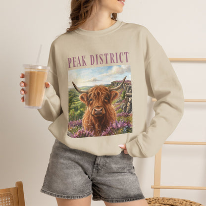 Peak District Highland Cow Sweatshirt
