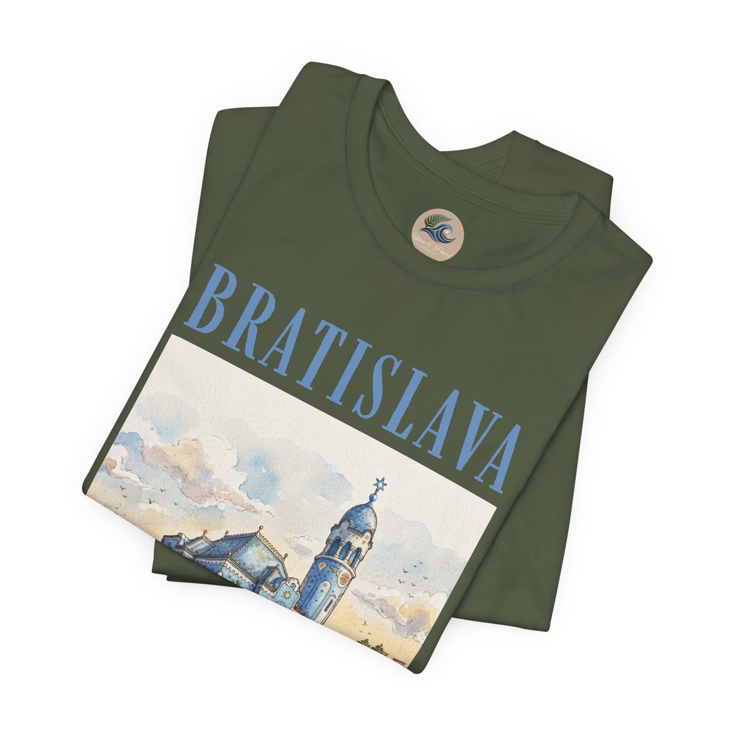 Bratislava Watercolor Church T-Shirt