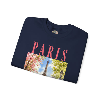 Paris Floral Eiffel Sweatshirt