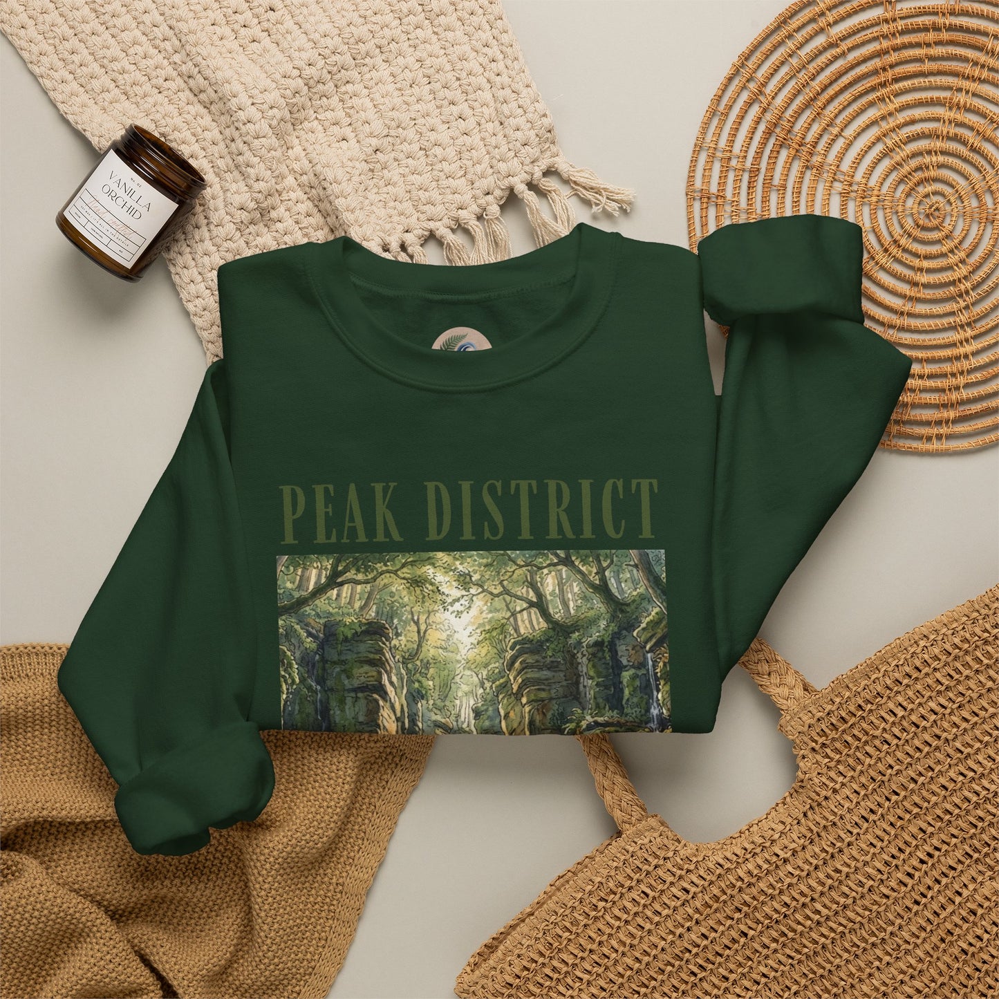 Peak District Luds Church - Scenic Crewneck Sweatshirt