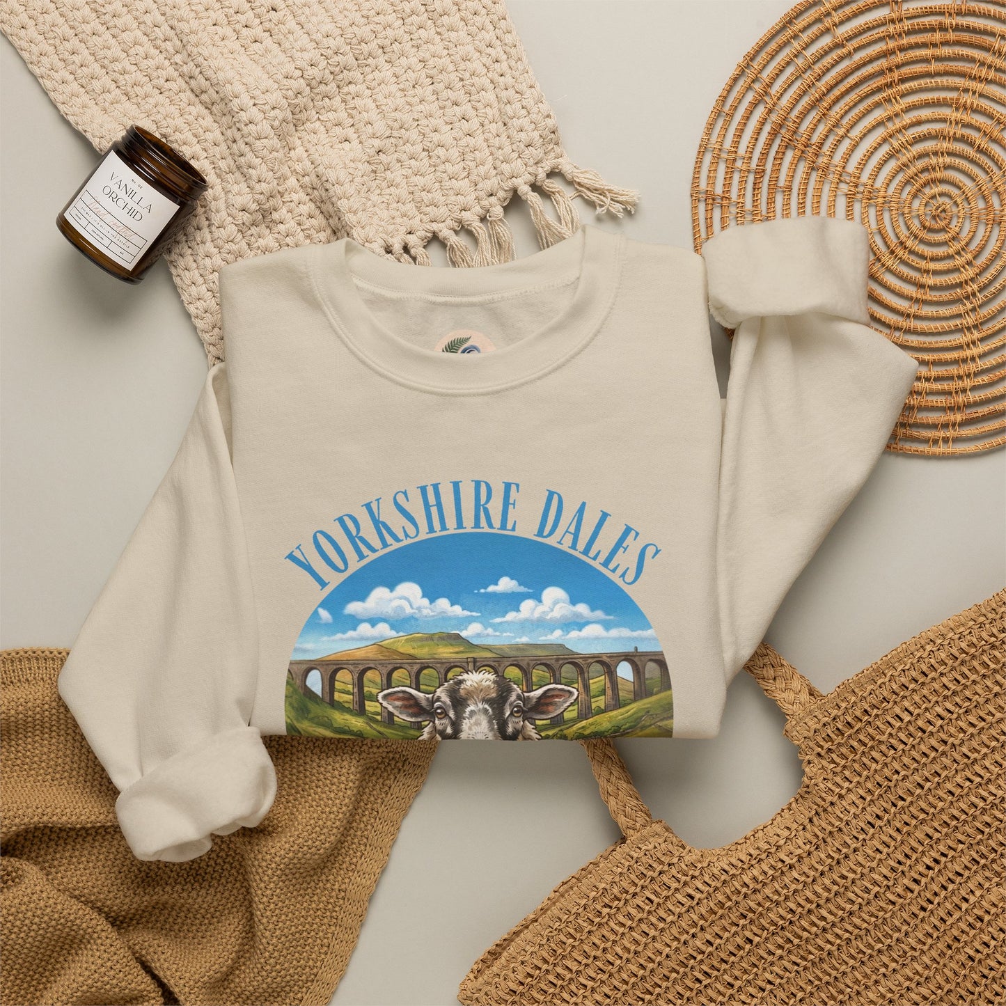 Yorkshire Dales Sheep Crewneck Sweatshirt