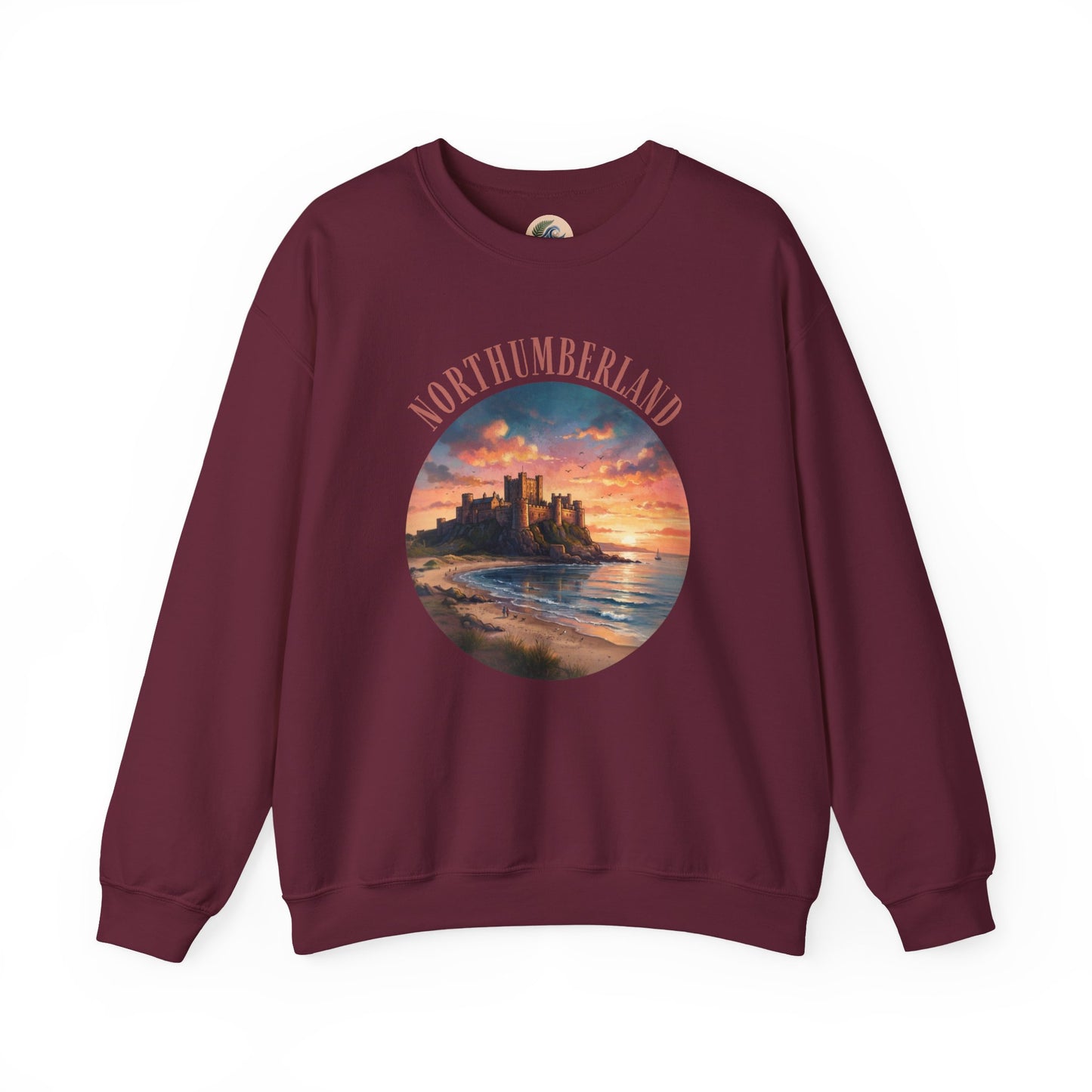 Northumberland Castle Sweatshirt — Scenic Sunset Crewneck