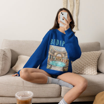 Budapest Thermal Bath Crewneck Sweatshirt
