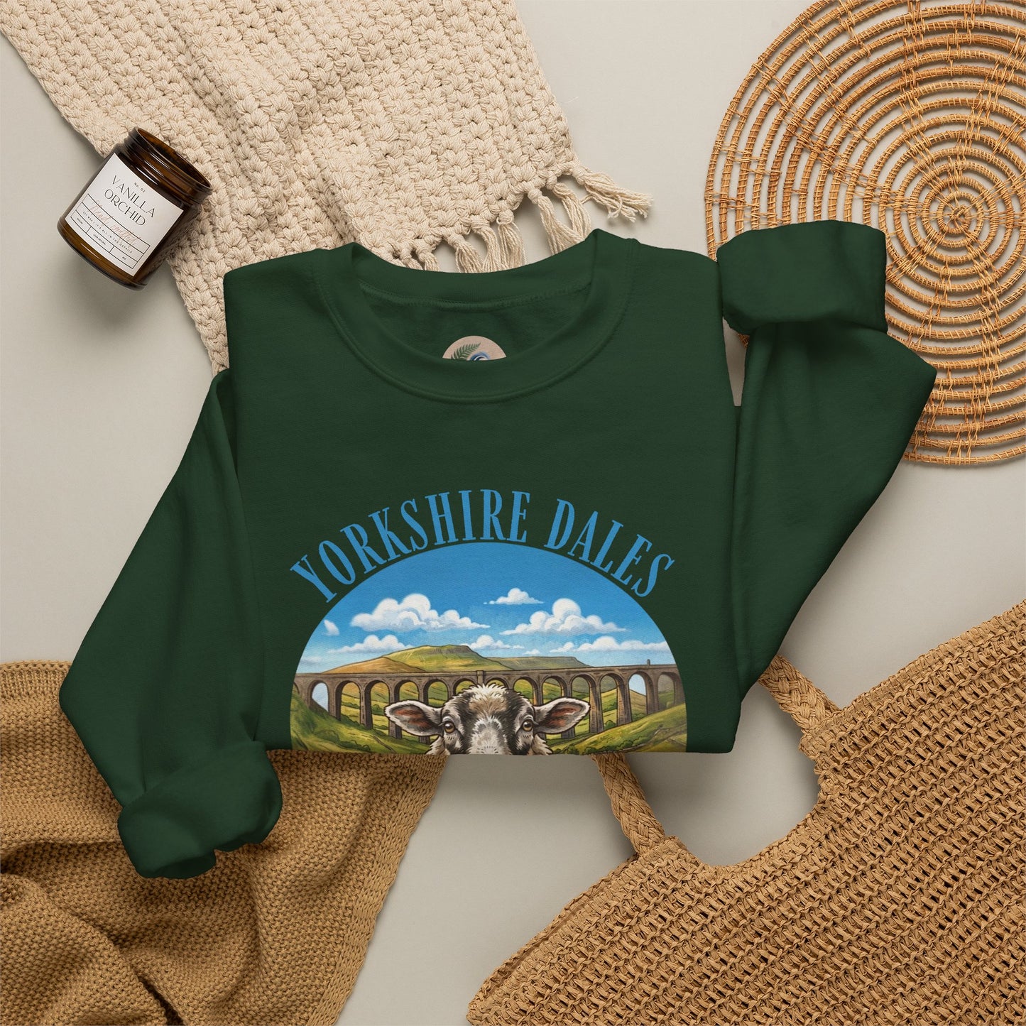 Yorkshire Dales Sheep Crewneck Sweatshirt