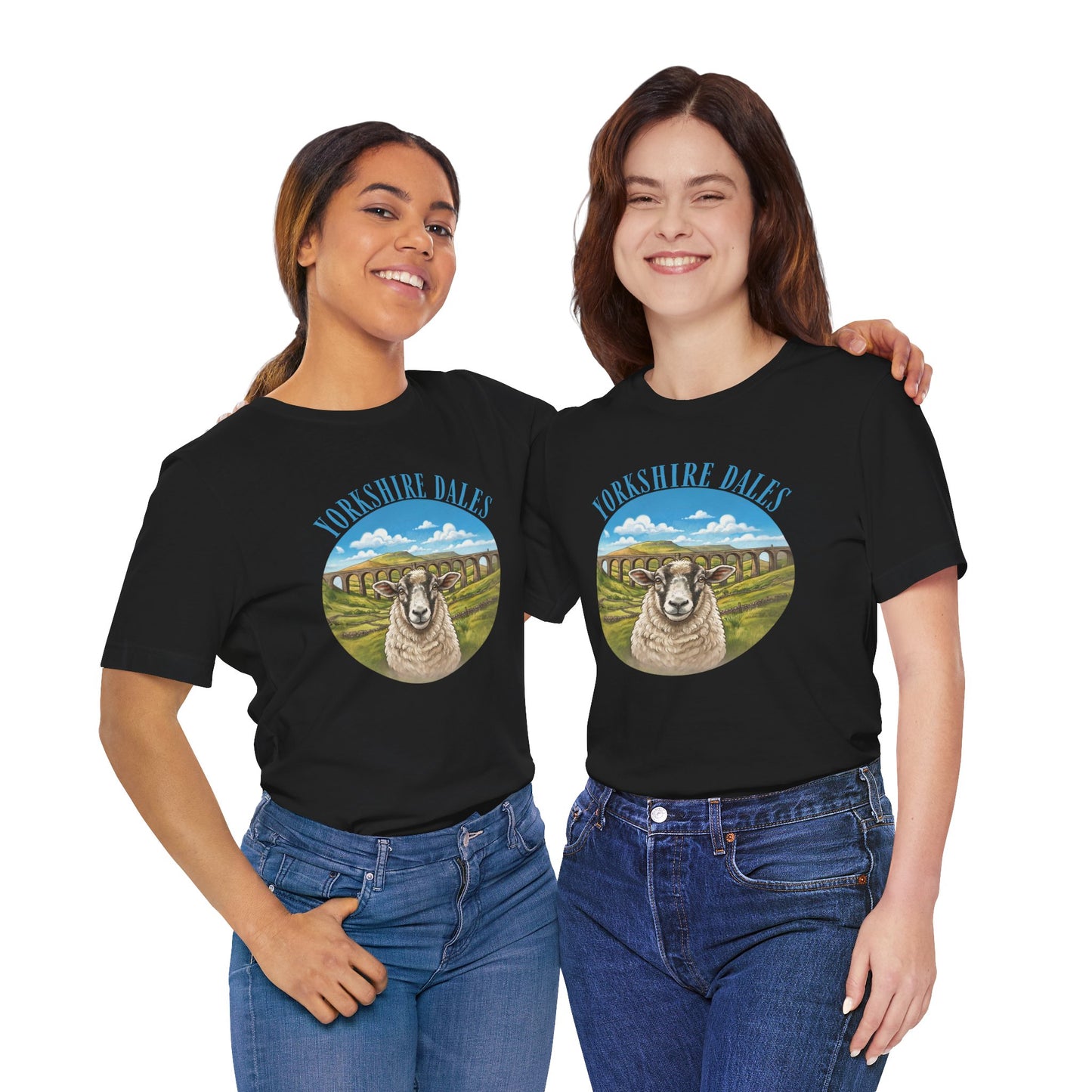 Yorkshire Dales Sheep T-Shirt — Scenic Countryside Tee