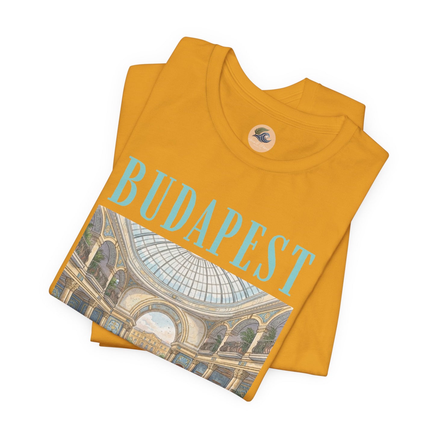 Budapest Thermal Baths Graphic Tee — Vintage Spa Travel T-Shirt