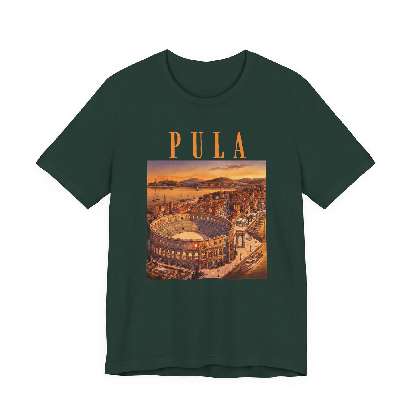 Pula Arena Sunset - Scenic Croatia Tee