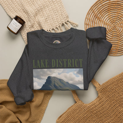 Lake District Scenic Sweatshirt — Vintage Landscape Crewneck
