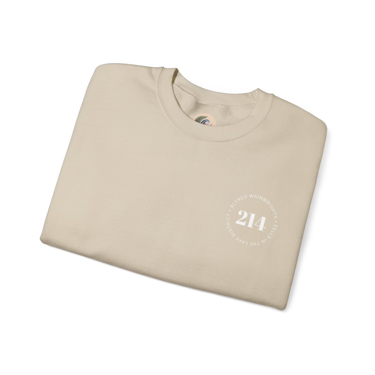 214 Wainwrights Minimalist Crewneck Sweatshirt — Small Chest Logo