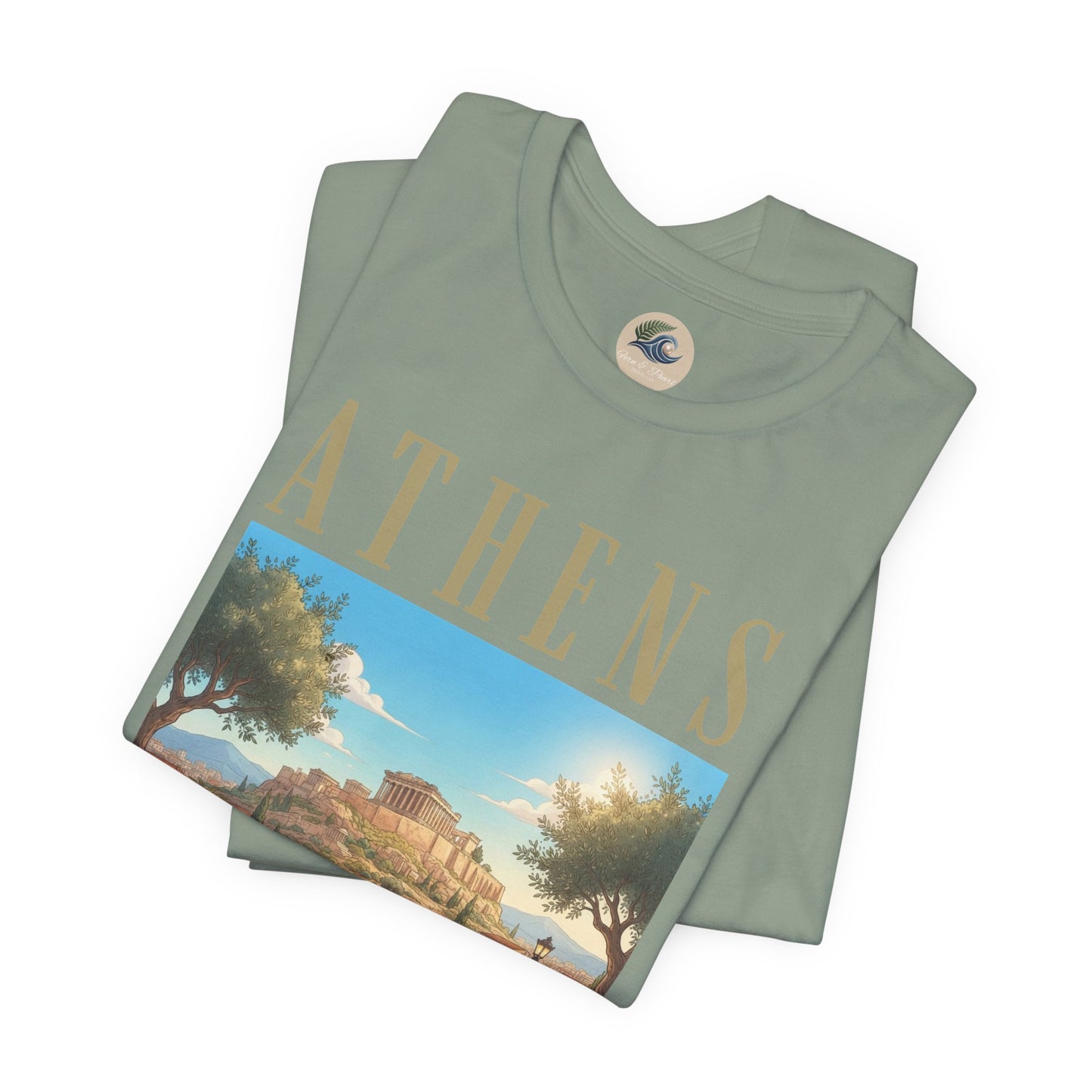 Athens Scenic Tee — Vintage Acropolis Travel T‑Shirt