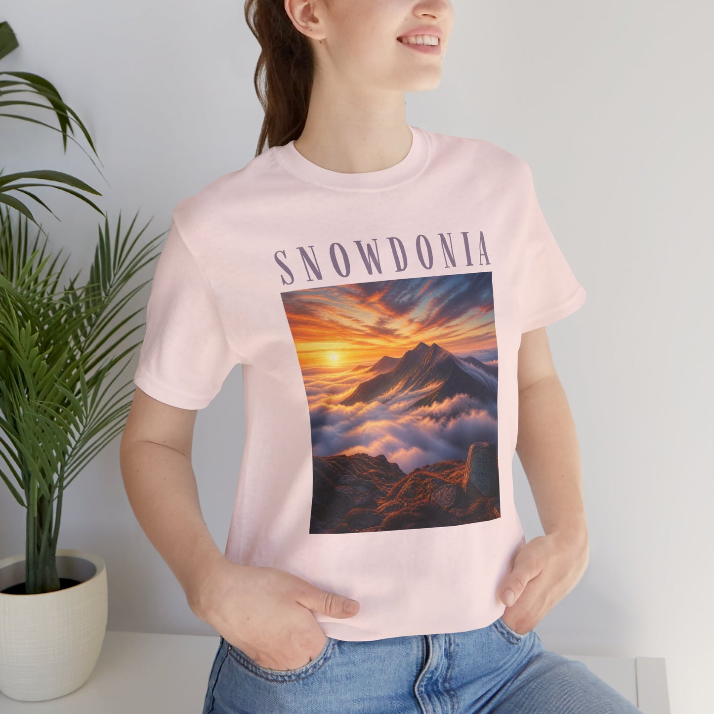 Snowdonia Mountain Sunset T‑Shirt