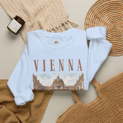 Vienna Palace Crewneck Sweatshirt — Vintage Vienna Travel Sweatshirt