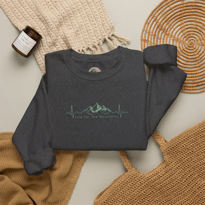 Mountain Heartbeat Crewneck Sweatshirt