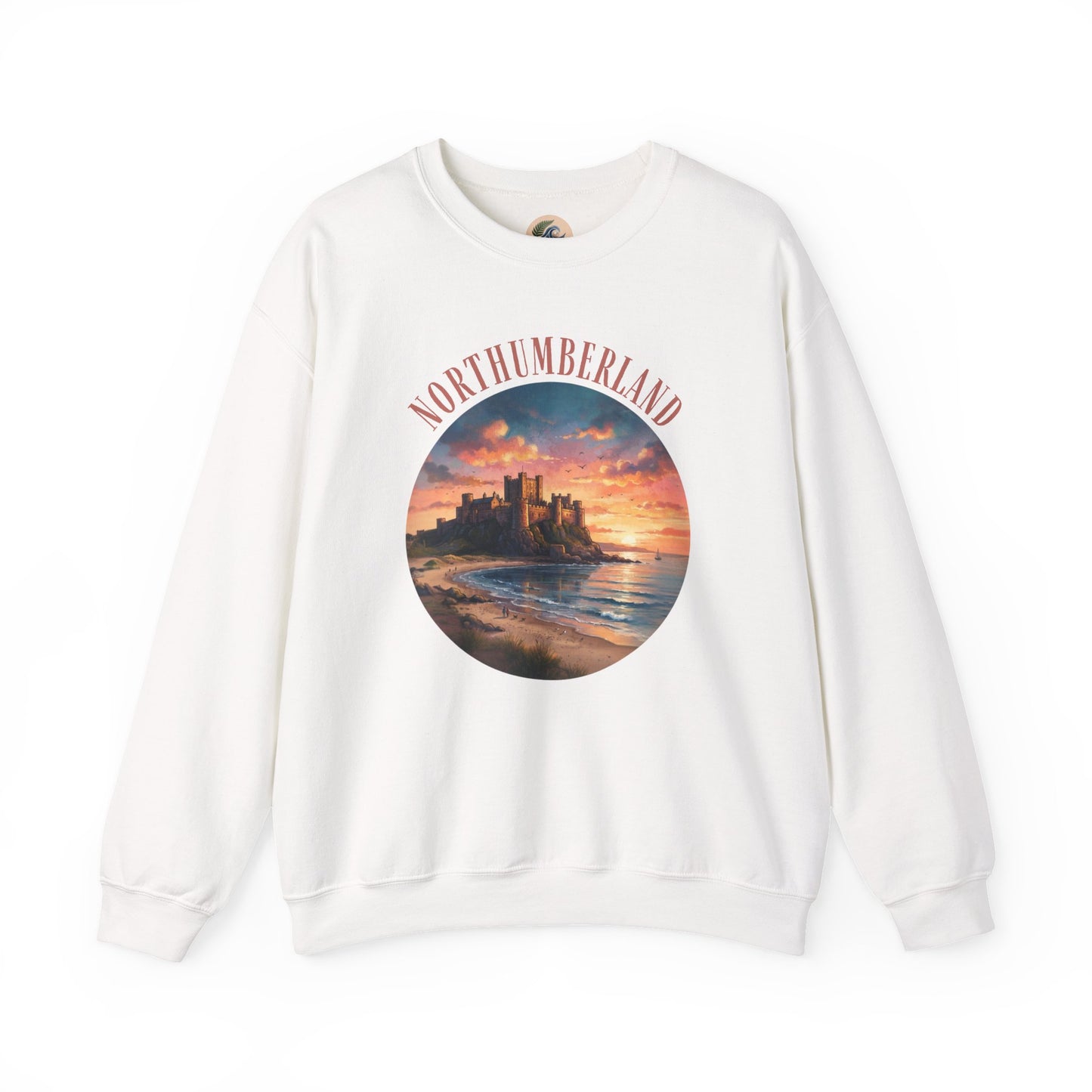 Northumberland Castle Sweatshirt — Scenic Sunset Crewneck