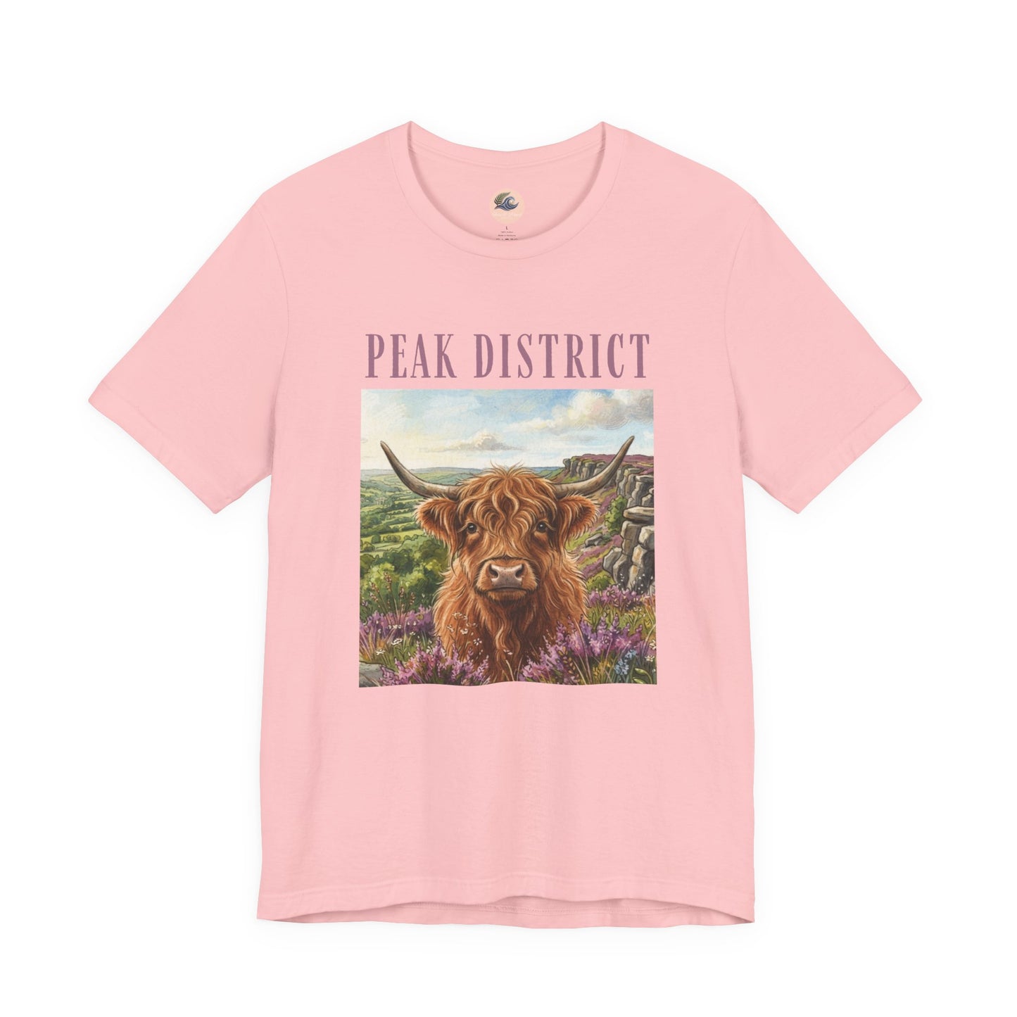 Peak District Highland Cow T‑Shirt