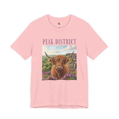 Peak District Highland Cow T‑Shirt