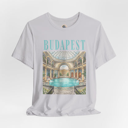 Budapest Thermal Baths Graphic Tee — Vintage Spa Travel T-Shirt