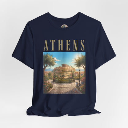 Athens Scenic Tee — Vintage Acropolis Travel T‑Shirt
