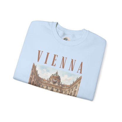 Vienna Palace Crewneck Sweatshirt — Vintage Vienna Travel Sweatshirt