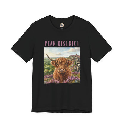 Peak District Highland Cow T‑Shirt