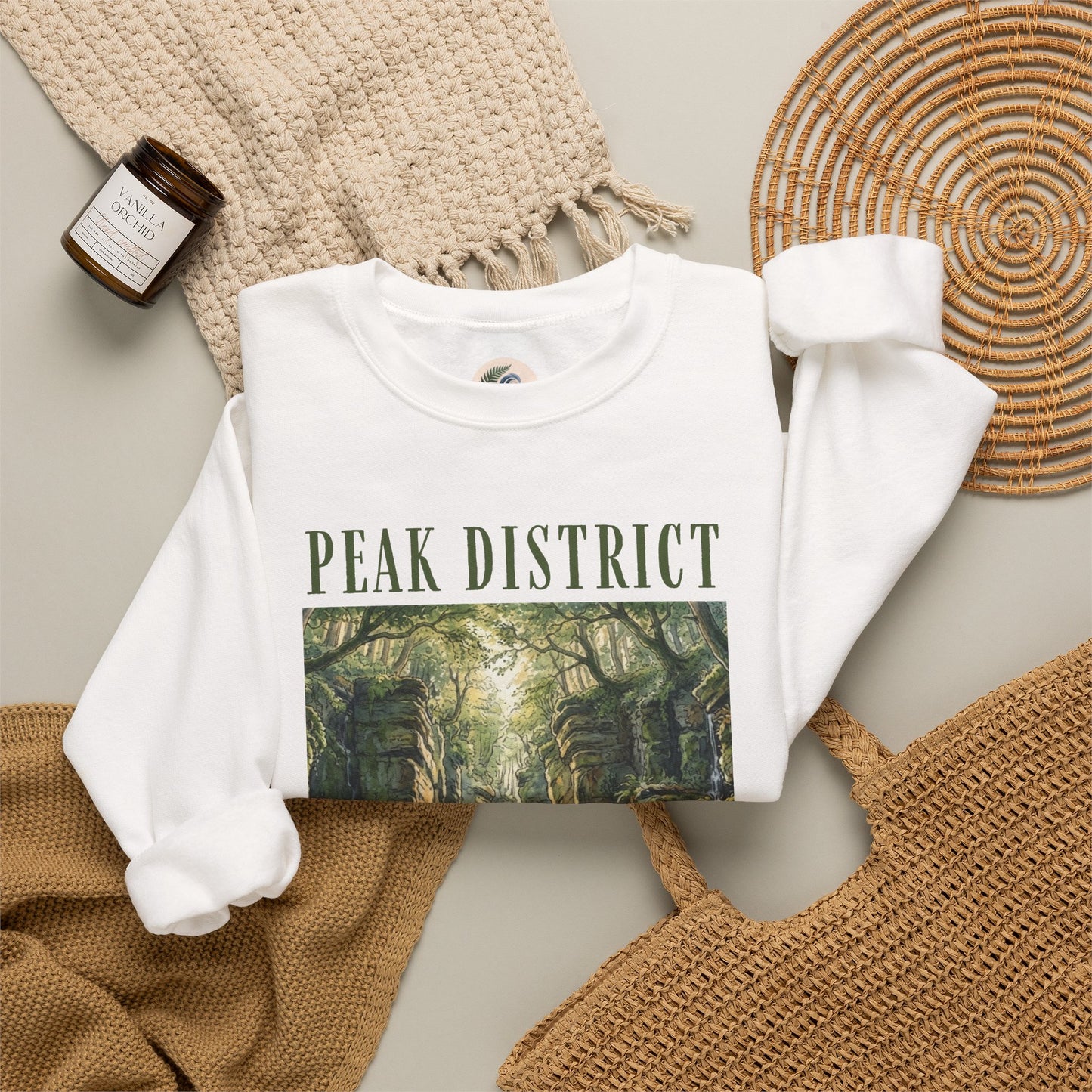 Peak District Luds Church - Scenic Crewneck Sweatshirt