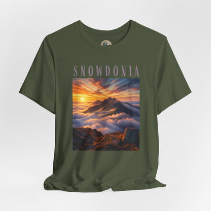 Snowdonia Mountain Sunset T‑Shirt