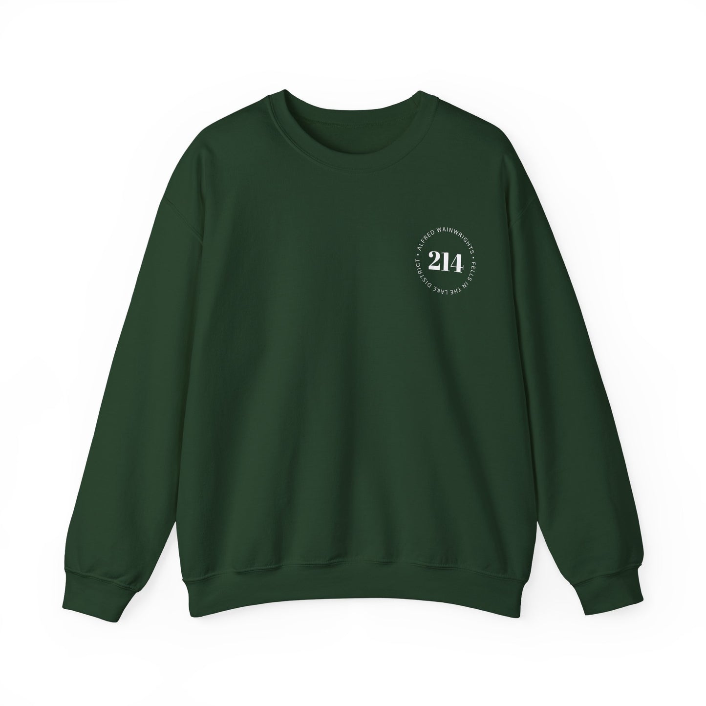 214 Wainwrights Minimalist Crewneck Sweatshirt — Small Chest Logo
