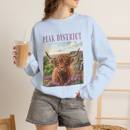 Peak District Highland Cow Sweatshirt