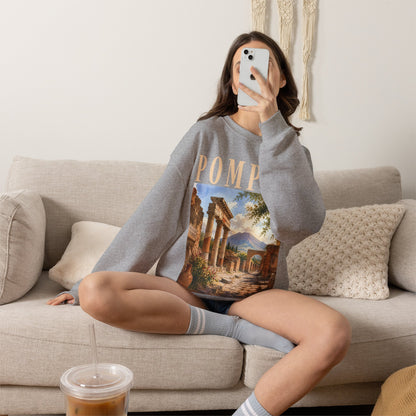 Pompeii Ruins Vintage Crewneck Sweatshirt