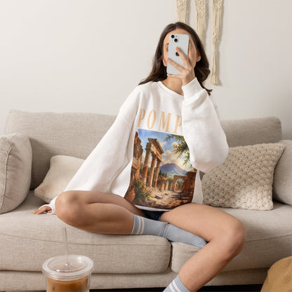 Pompeii Ruins Vintage Crewneck Sweatshirt