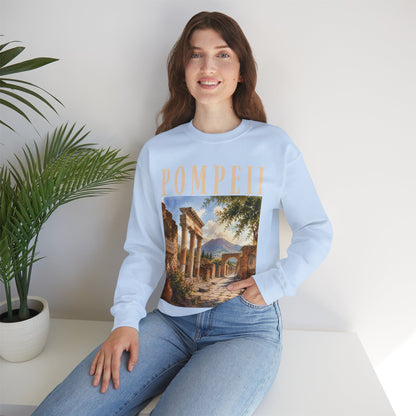 Pompeii Ruins Vintage Crewneck Sweatshirt
