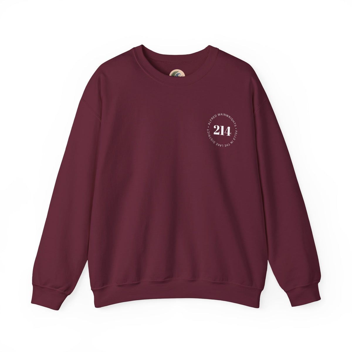214 Wainwrights Minimalist Crewneck Sweatshirt — Small Chest Logo