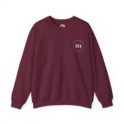 214 Wainwrights Minimalist Crewneck Sweatshirt — Small Chest Logo