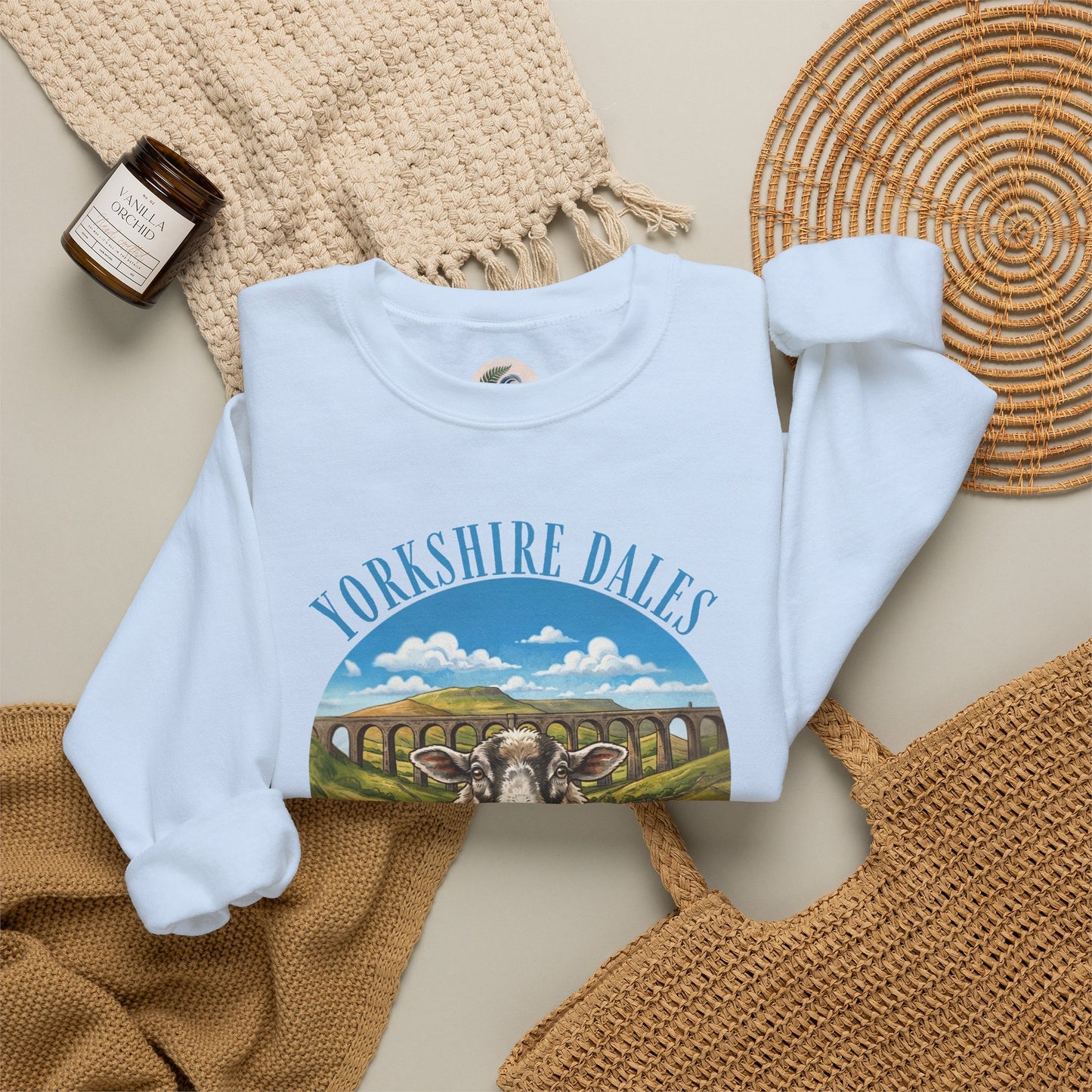 Yorkshire Dales Sheep Crewneck Sweatshirt