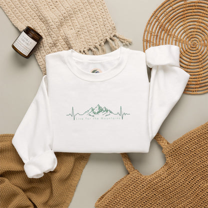 Mountain Heartbeat Crewneck Sweatshirt